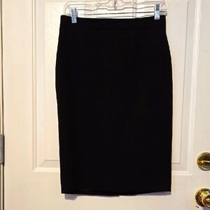 Robert Rodriguez, Pencil Skirt, Black, Women's Sz 4, Fully Lined, Back Slit